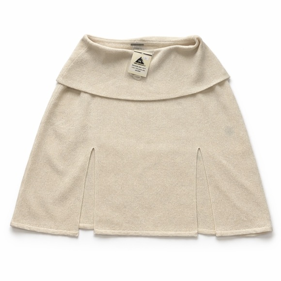 Alpaca International 100% Baby Alpaca Cream Poncho NWT - Picture 2 of 11